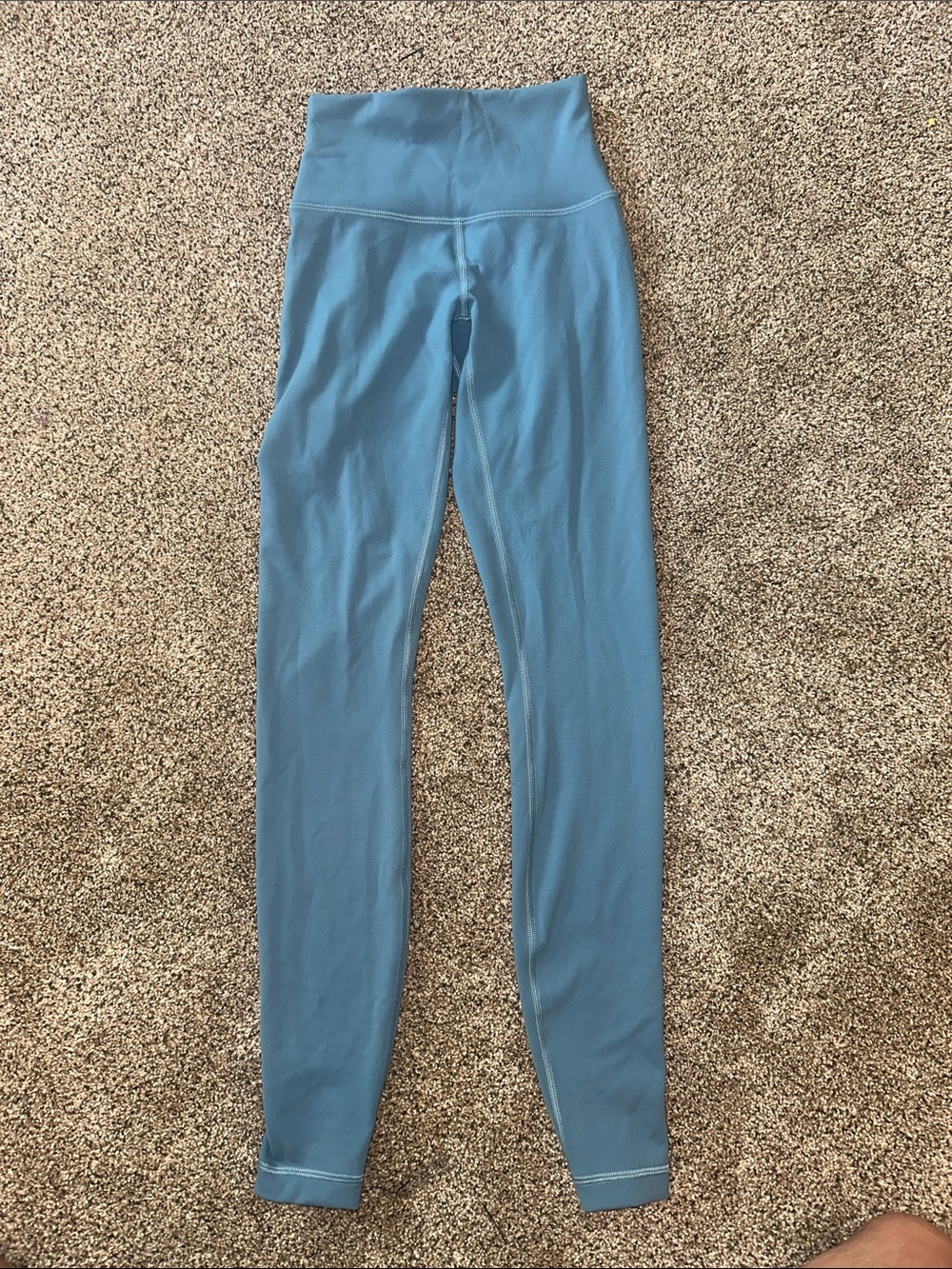 Blue Lululemon Leggings, size 2